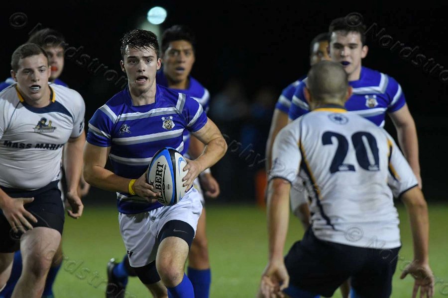 Wheaton Men\'s Rugby vs Mass Maritime.  Photo by Keith Nordstrom